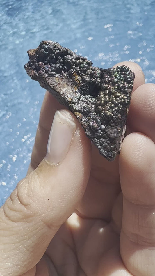 botryoidal Turgite (raw iridescent hematite)